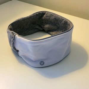 Lululemon headband white & gray